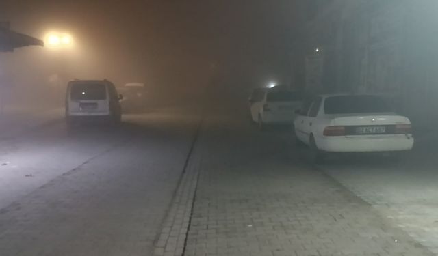 Şanlıurfa’da gece boyu yoğun sis etkili oldu