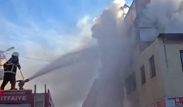 Şanlıurfa’da halı yıkama atölyesinde yangın