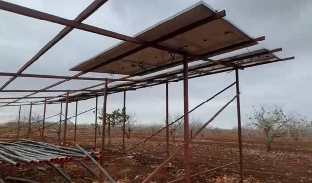 Şanlıurfa’da hırsızlar sisli havada güneş enerjisi panellerine dadandı