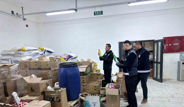 Şanlıurfa’da sahte deterjan depolarına baskın