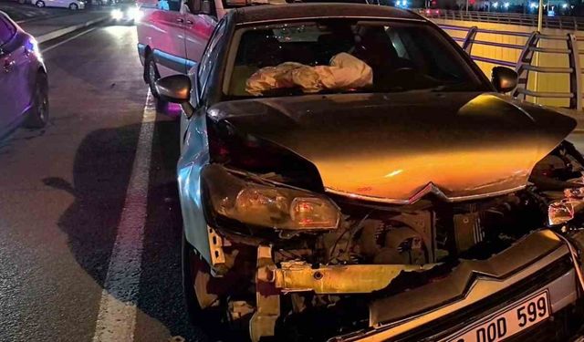 Şehir hastanesi kavşağında zincirleme kaza