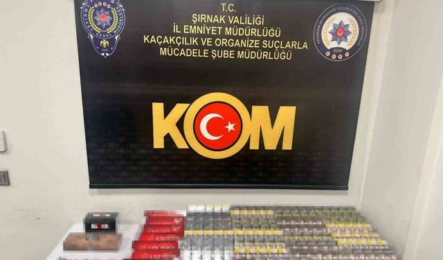 Şırnak’ta kaçakçılık ve narkotik operasyonu