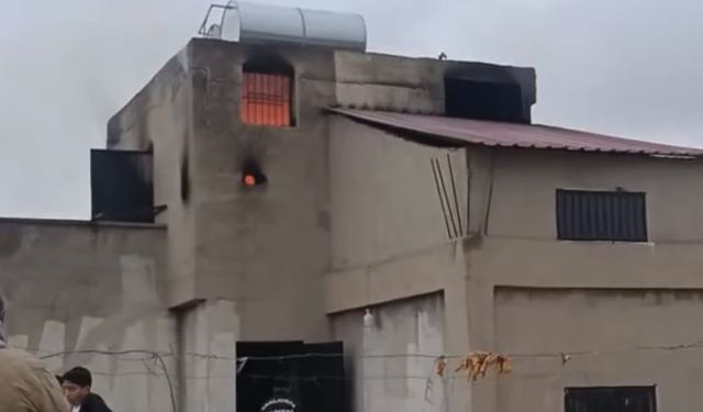 Siverek’te apartmanda çıkan yangın paniğe neden oldu