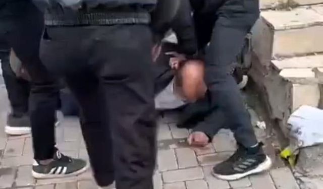 Sokak ortasında meydan dayağı