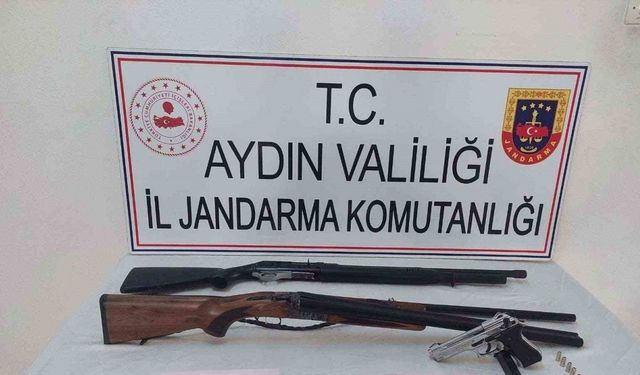 Sultanhisar’da silah operasyonu