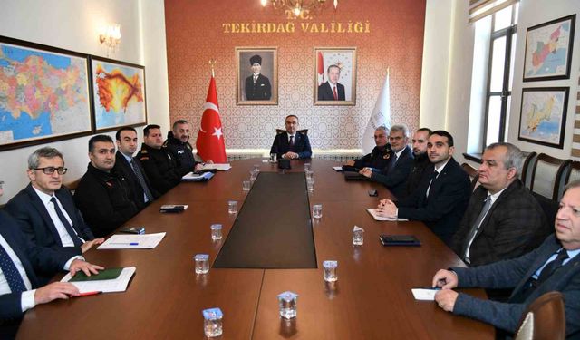 Tekirdağ'da yılbaşı tedbirleri: 2 bin 816 personel görev başında olacak