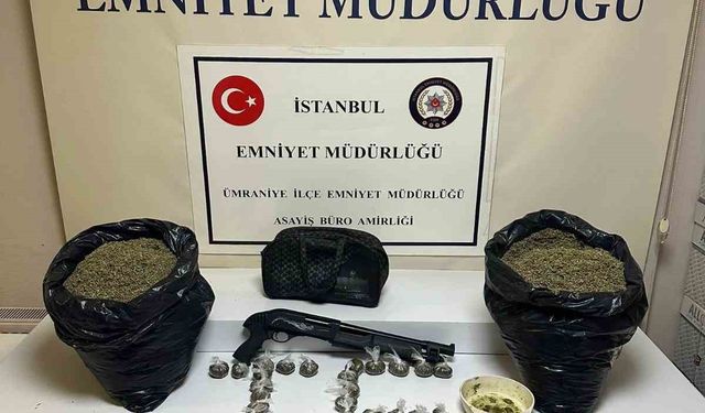 Ümraniye’de zehir tacirine baskın