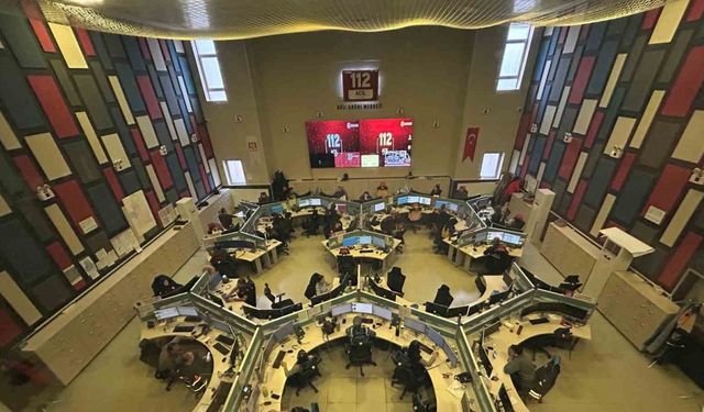 Van 112 Acil Çağrı Merkezi bu yıl 1 milyon 277 bin çağrı karşıladı