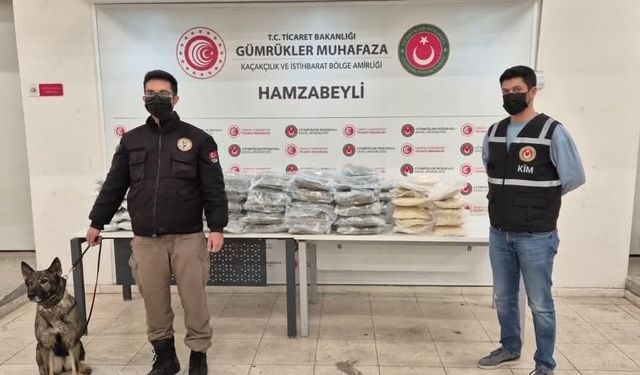 Yeni yıl öncesi sınır kapılarında dev uyuşturucu operasyonu