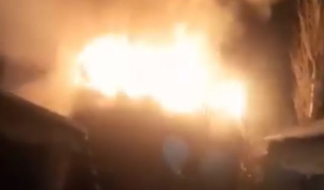 Kalorifer kazan dairesi cayır cayır yandı