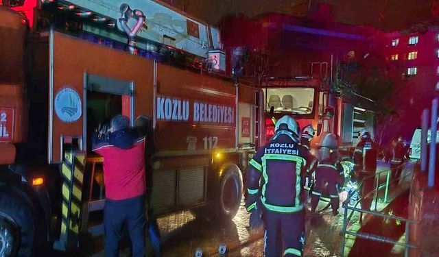Zonguldak'ta korkutan yangın: İtfaiye ekipleri faciayı önledi