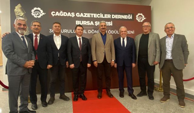 Bursa basını ÇGD'nin kuruluş yıl dönümünde buluştu