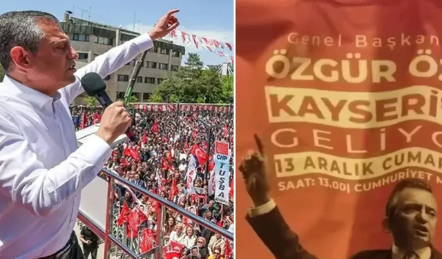 CHP’nin 75. mitingi öncesi afişler indirildi!