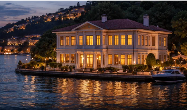 Lüks yalıda telefon yasak grup seks serbest!