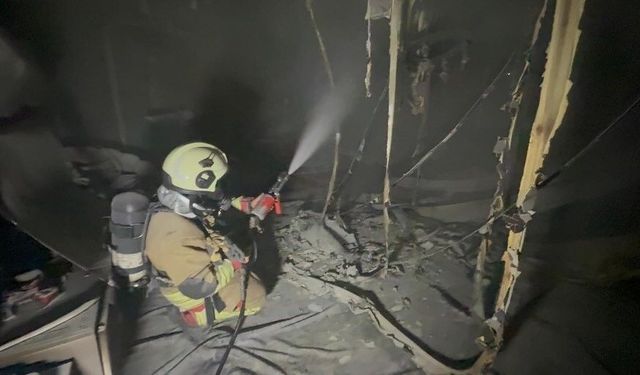 Antakya'da ev yangını