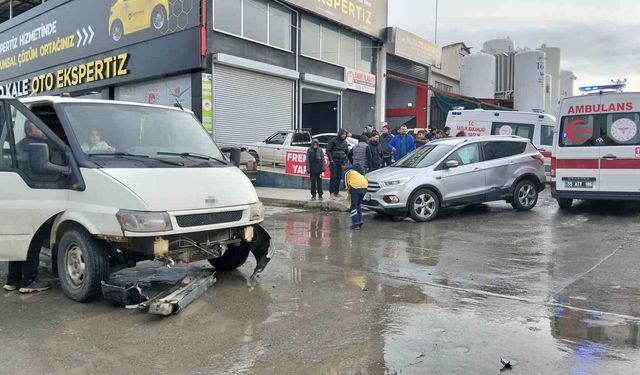 Bafra'da trafik kazası: 3 yaralı