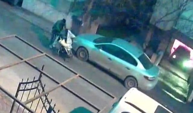 Bebek arabasıyla hırsızlık yapan şüpheli tutuklandı