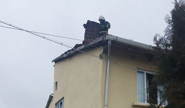 Bilecik'te baca yangını