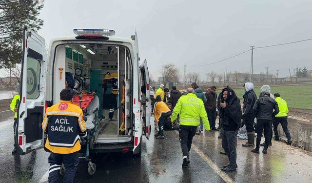 Diyarbakır'da otomobil yoldan çıktı: 2 yaralı