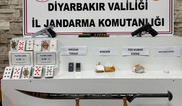 Diyarbakır'da uyuşturucu operasyonu: 6 gözaltı
