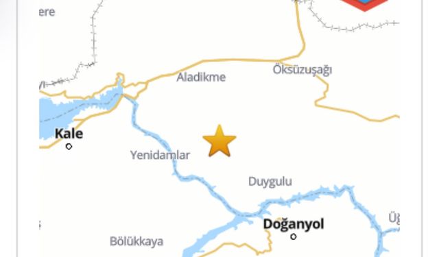 Elazığ'da peş peşe 4 deprem