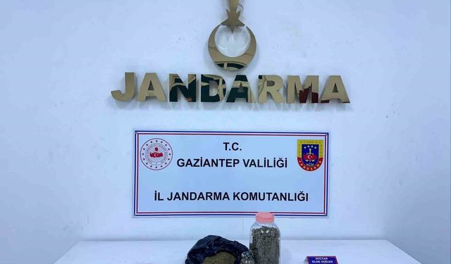 Gaziantep'te 4 kilo skunk ele geçirildi: 1 şahıs tutuklandı