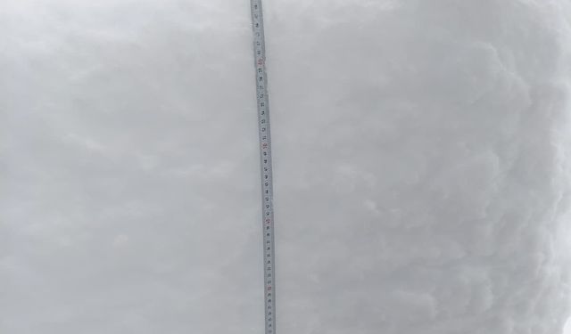 Gümüşhane'de yoğun kar yağışı sonrası yayınladığı videoyla yardım istedi