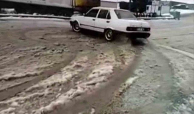 Karda drift keyfi pahalıya patladı