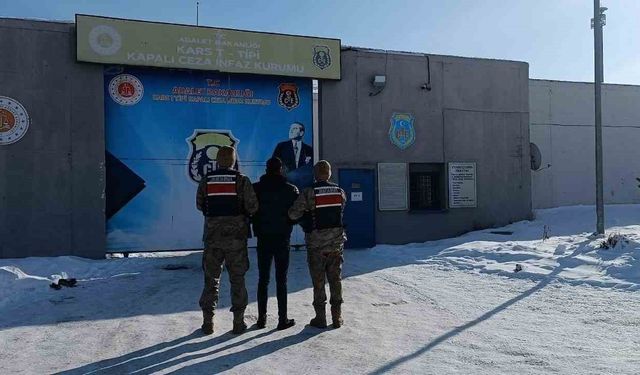 Kars'ta hakkında 4 yıl hapis cezası bulunan 1 kişi yakalandı