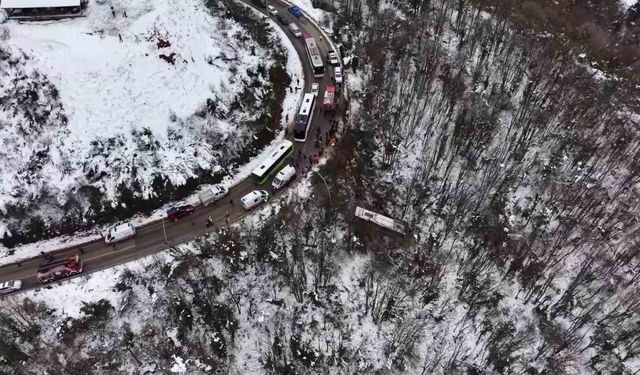 Kartepe'de otobüsün şarampole uçtuğu kazada yaralı sayısı 39'a yükseldi