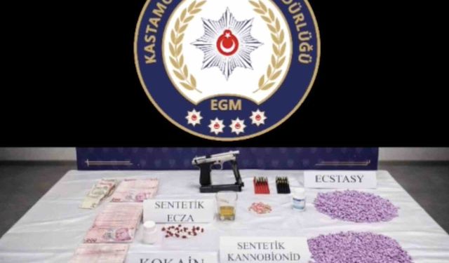 Kastamonu'daki uyuşturucu operasyonunda 1 şüpheli tutuklandı