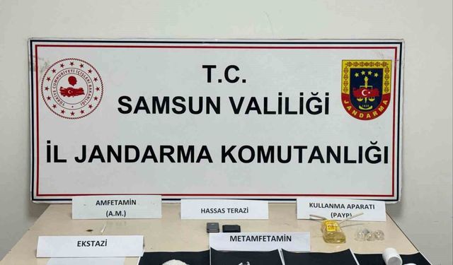 Kavak'ta jandarmadan uyuşturucu operasyonu: 3 gözaltı