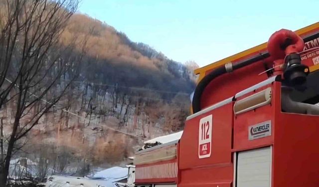 Kırklareli'nde korkutan yangın: 2 ev zarar gördü