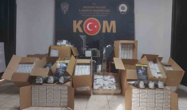 Kırşehir'de kaçak tütün operasyonu