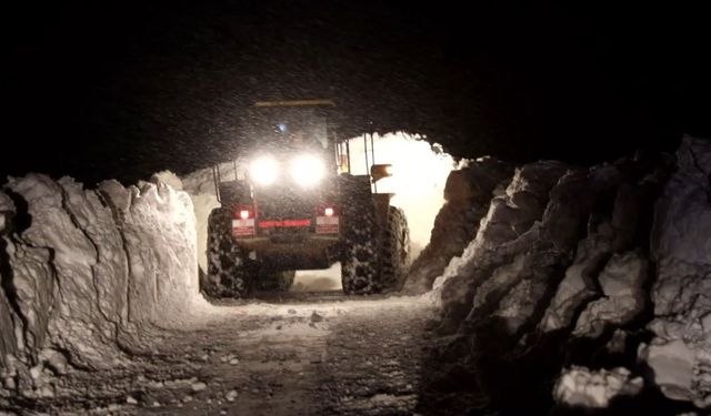 Köyde rahatsızlanan kadın için ekipler seferber oldu