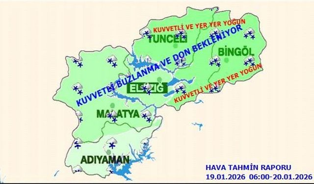 Meteorolojiden kar yağışı, buzlanma ve çığ uyarısı