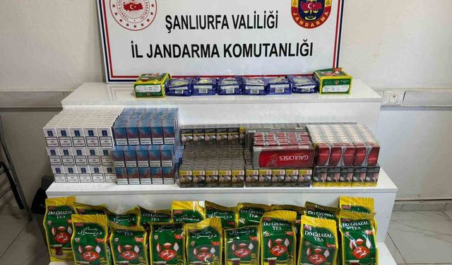 Şanlıurfa'da 6 bin 180 paket gümrük kaçağı sigara ele geçirildi