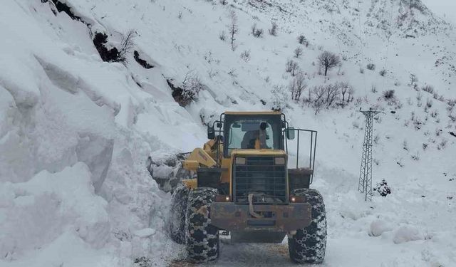 Siirt'te mahsur kalan minibüs kurtarıldı