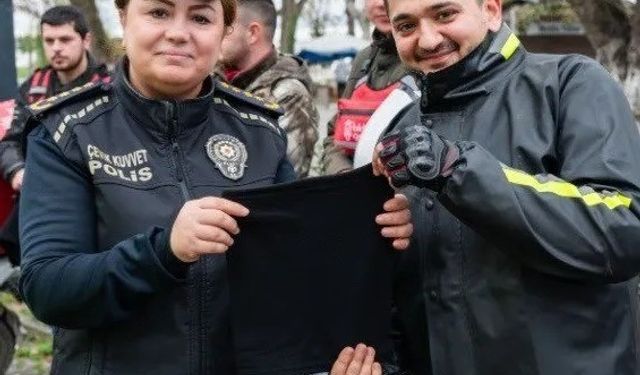 Sinop'ta motosikletli kuryelere hayat kurtaran uyarılar