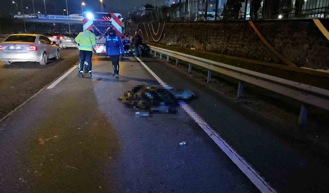 Şişli'de bariyerlere çarpan motosikletli feci şekilde hayatını kaybetti