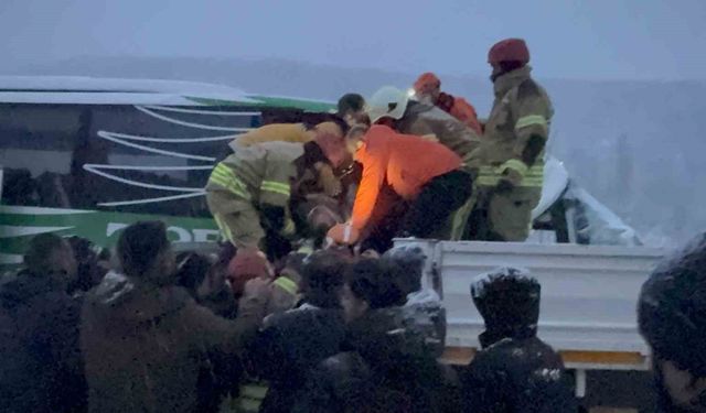 Tokat'ta otobüs-tır kazasında ölü sayısı 2'ye yükseldi