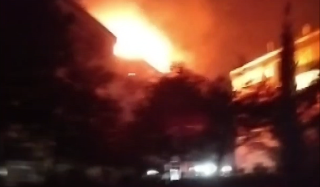 Yalova'da çatı katında mangal keyfi yangınla bitti