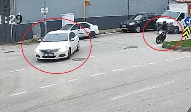 Bursa'da bir şoför yaşanan kazada yaralı yerine aracını kontrol etti