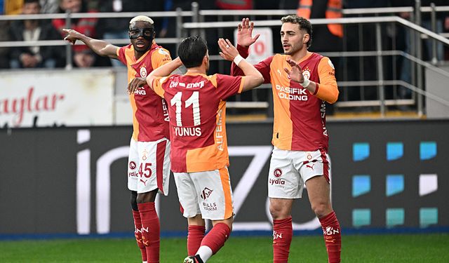 Galatasaray, Rizespor deplasmanında galip geldi
