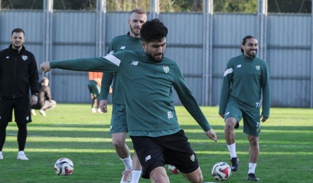 Bursaspor Menemen FK maçı hazırlıklarını sürdürdü