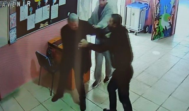 Okul müdürlerine saldırı görüntüleri ortaya çıktı