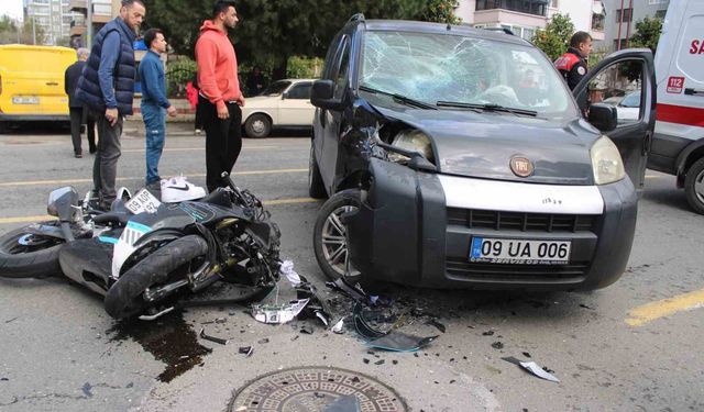 Aydın'da korkutan kaza: 1 ağır yaralı