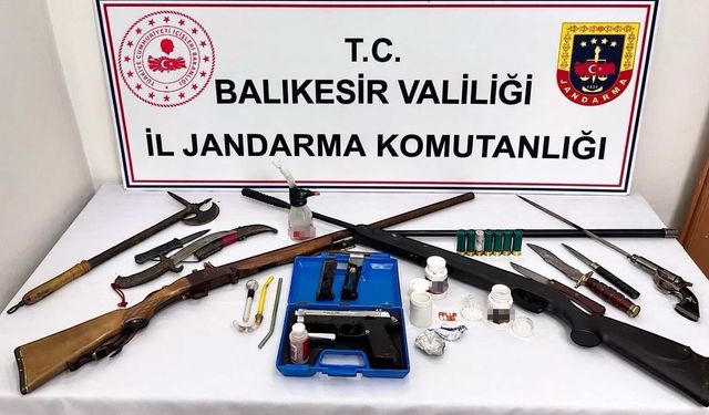 Balıkesir'de uyuşturucu operasyonu: 52 adrese eş zamanlı baskın