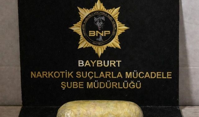Bayburt'ta 219 gram skunk ele geçirildi