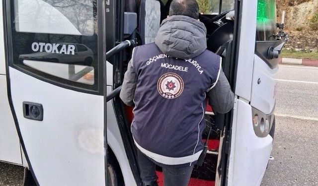 Bilecik'te düzensiz göç uygulamasında yakalanan 3 şahıs tutuklandı